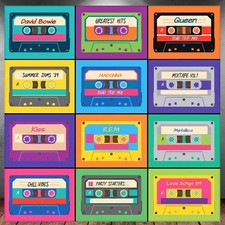 LEINWAND BILD ER XXL KASSETTEN