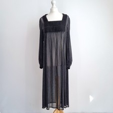 Zara Lurex Kaftan Kleid