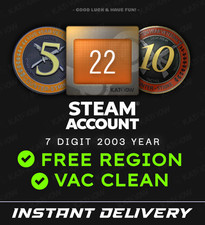 7 DIGIT STEAM ACC (22 Year, 6