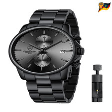 Herrenuhr chronograph quarz - chronograph,