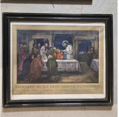 Gerahmtes erinnerungsbild zur - gerahmtes,