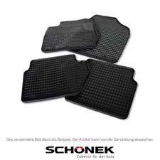 SCHÖNEK Gummimatten Fußmatten für MERCEDES-BENZ C-KLASSE W204 C204 S204 4-teilig