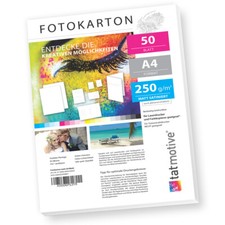 PREMIUM Fotopapier Laserdrucker 250g DIN A4 beidseitig bedruckbar matt 50 Blatt