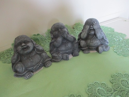 3er set buddha deko - 3er, figuren