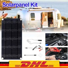 12 V 60 W Solarpanel Solarmodul Ladegerät für Auto, kfz, Motorrad, Tragbares