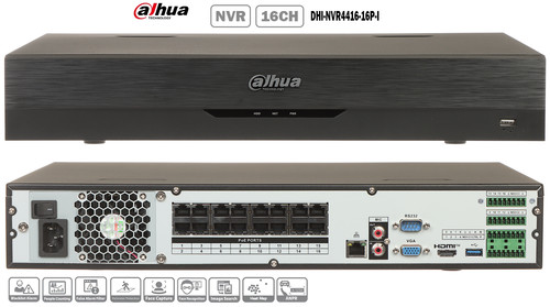 Dahua kanal nvr 4hdds - dahua,