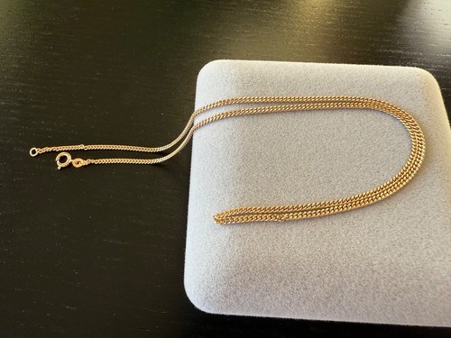 750 yellow gold curb - 750, chain