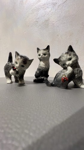 Goebel katzenfiguren set - goebel,