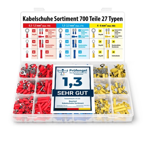 Kabelschuhe set 700 teile - 700, 27