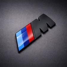 BMW M Emblem Logo Matt Schwarz