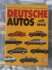 "Deutsche Autos seit 1945"c – Werner Oswald, 2. Auflage 1998, 2 Bände im Schuber