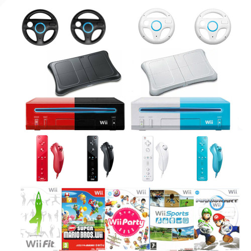 Nintendo wii konsole - wii, megaset