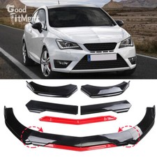 Für SEAT IBIZA Tuning ST FR Glänz Spoilerschwert Frontspoiler Lippe Splitter