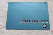 32B 609 1964 BMW 3200 CS Bertone Prospekt Brochure französisch