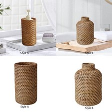 Rattan Blumenvase