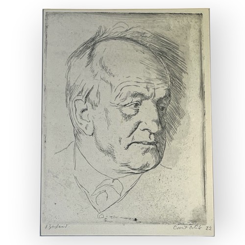 Radierung emil orlik - radierung, portrait