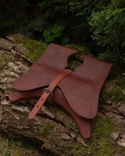 Mytholon Calvert Nierentasche Klein Leder Braun Larp Mittelalter #17412