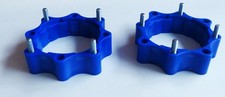 Spurverbreiterungen für Quad ATV 110 mm - 115 mm Lochkreis hinten und vorne blau