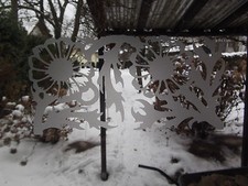 Glastattoo, Fensteraufkleber, Blumenmotiv aus hochwertiger Glasdekorfolie