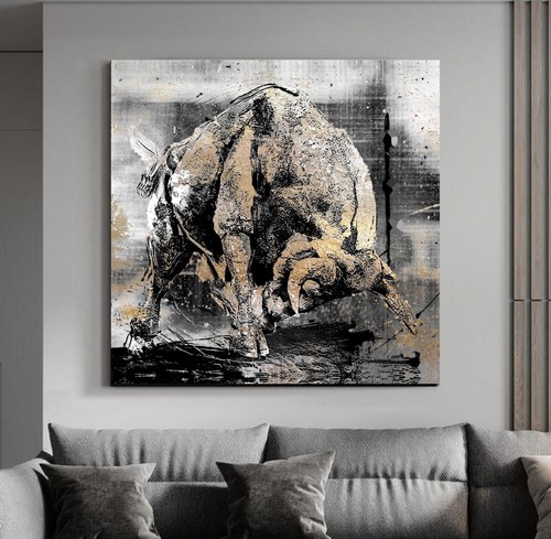 Leinwand bild bis - leinwand, 100x100x5