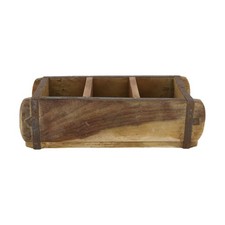 Wandregal Ziegelform Holz