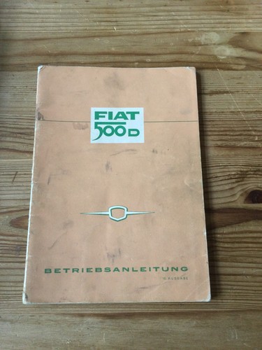 Betriebsanleitung fiat 500 - betriebsanleitung,