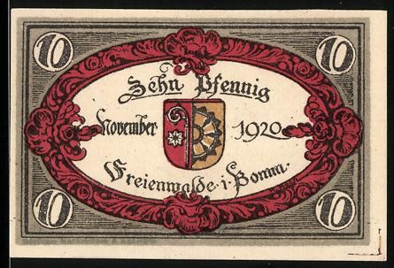 Notgeld freienwalde pom - notgeld, i.