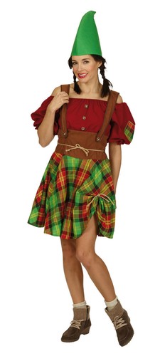 Zwergin kleid mit - mit, gürtel