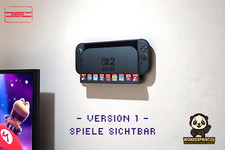 Passt für Nintendo Switch 2 Wandhalterung Zubehör Konsole Spielehalter Spiele