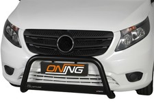 Frontbügel Edelstahl SCHWARZ für Mercedes Vito W447 Viano Bj. 2015- Gutachten