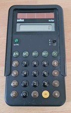 Vintage BRAUN Solar Taschenrechner ETS 77, Type 4777, Design: Lubs & Rams