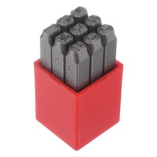 9stk nummer stempel set - 9stk,