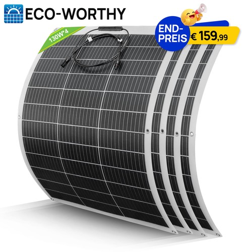 520w flexibel solarpanel - 520w,