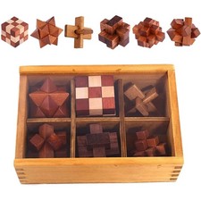 Knobelspiele holz puzzle - knobelspiele,