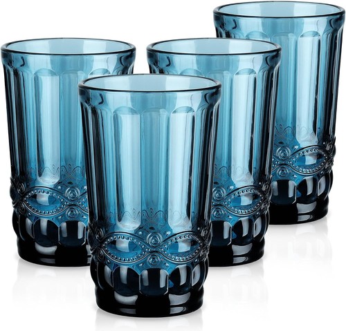 410ml blau wassergläser - 410ml, wassergläser,