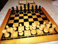 SCHACH-SPIELFIGUREN, Schach-Mühle-Brett, HOLZ + Kiste, s. Text + Fotos