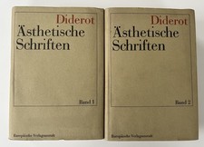 Diderot: Ästhetische Schriften, 2 Bände. 1967. EVA.