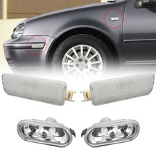 4PCS Clear Bumper Signal