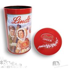 Lindt LINDOR Dose Sammler Metalldose Kaffeedose Blechdose  Retro ⚡️  Wintermotiv
