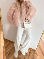 ❤️NEUWERTIG LUXUS TIBETISCHER LAMA WOLLE ECHT FELL PELZJACKE WINTERJACKE