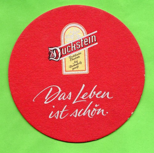 Bierdeckel duckstein unbenutzt - bierdeckel,