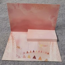 8 rosa Baby - Aufstellkarten