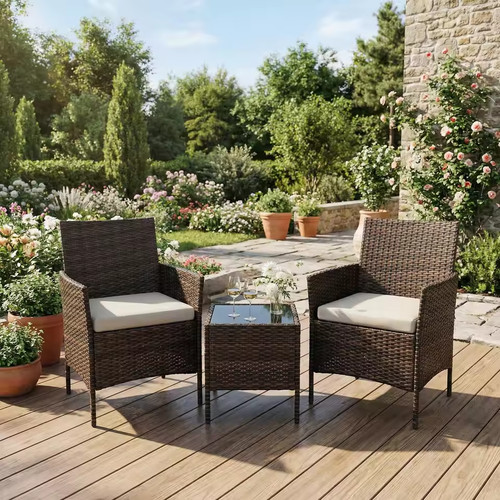 Gartenmöbel set tlg rattan - gartenmöbel,