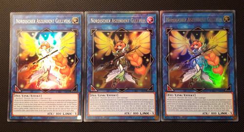 3x nordischer - yu-gi-oh!,