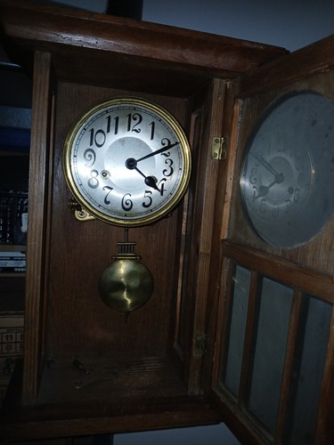 Alte wanduhr biedermeier zeit - alte,