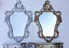 Wandspiegel Oval barock Gold