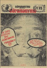 Geranonym Nr. 15, November