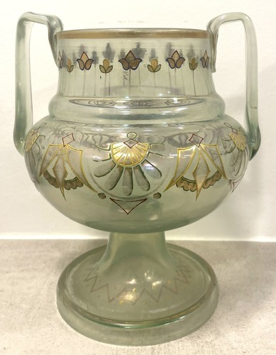 Jugendstil vase fritz heckert - vase,