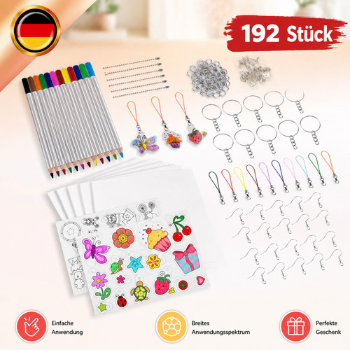 192 stück schrumpffolie set - stück,