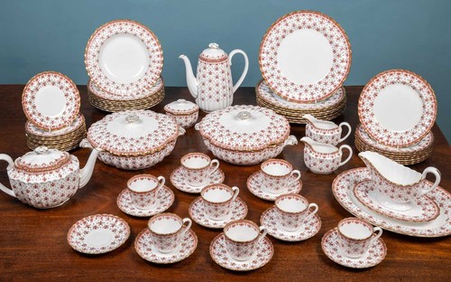 Spode fleur lys rotes - fleur, de